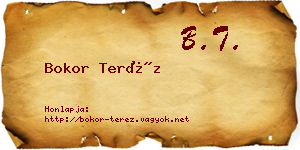 Bokor Teréz névjegykártya